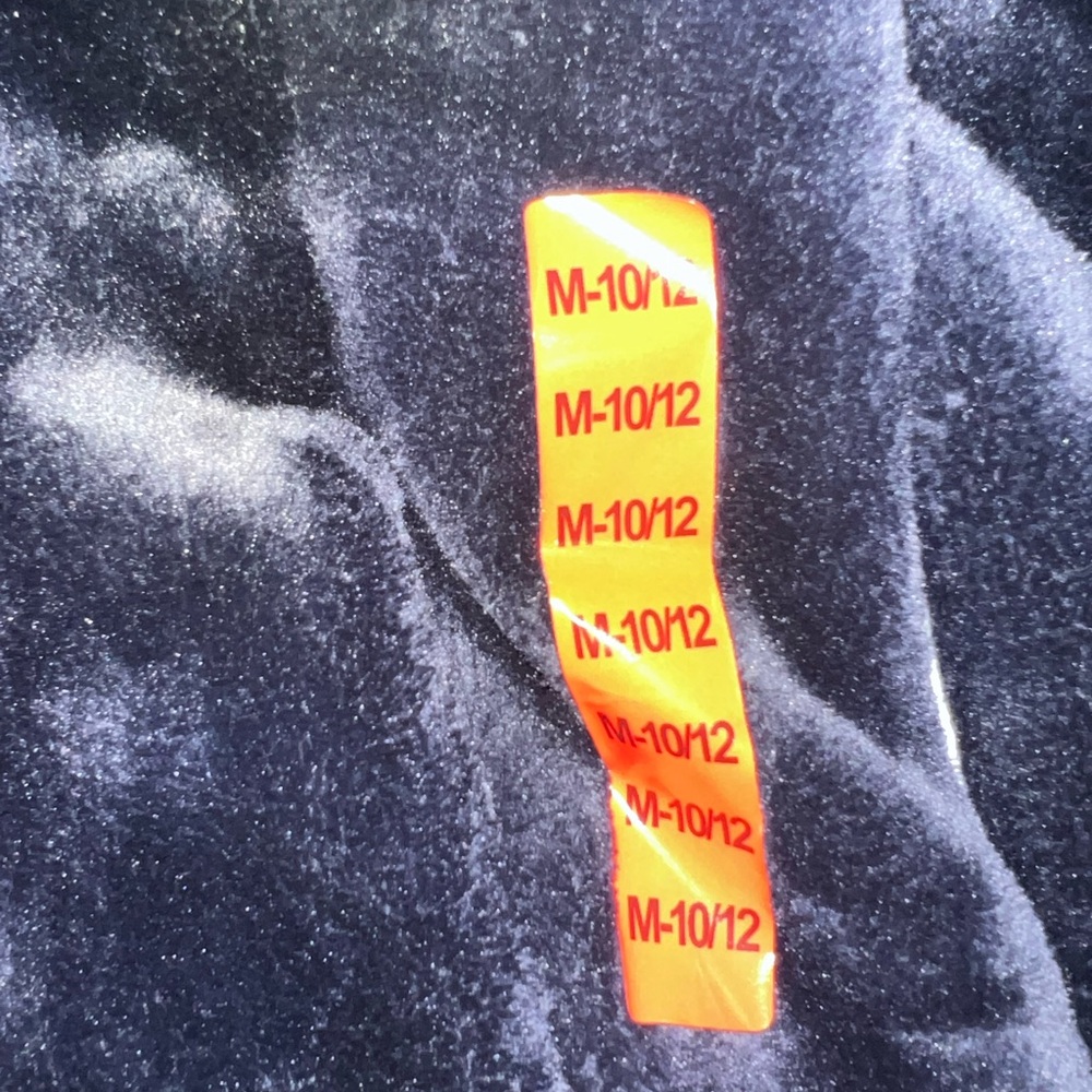 32 Degrees Dark Navy Blue Teddy Jacket Plush Fleece Cozy - Picture 3 of 4